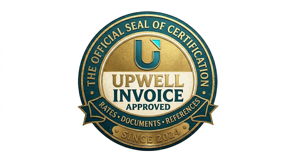 Upwell Invoice Approved - Official Seal of Certification